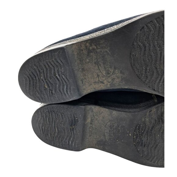 VIntage Yodelers Boots Womens Size 9 Apres Snow Winter Blue Suede Fleece Faux Fu - Picture 7 of 16